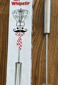 The Original Mr. Whipster ~ Kitchen Whisk ~ Hand Blender ~ Mixer ~ Push And Stir