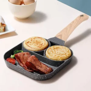 3 in 1 All Breakfast Frying Pan Non Stick Frying Pan For Frying Egg Steak Ham
