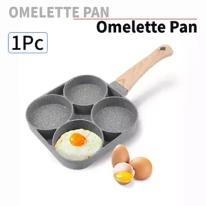 4 Hole Non Stick Frying Pan For Kitchen Pancake Maker Mold Cooking Egg Omelette