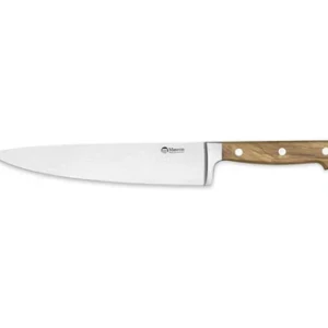 Maserin 0AU631218 - 18cm Stainless Steel Kitchen Knife (Olive Wood Handle)