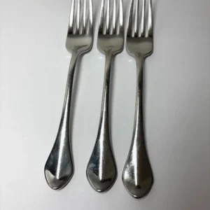 3 - Oneida Capello Glossy Stainless Dinner Forks - 7 3/8" USA
