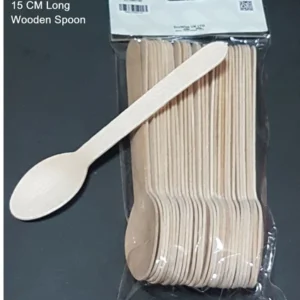 ECOWISE NATURAL RECYCLEABLE Wooden Spoon TeaSpoon Kitchen Utensil Cutlery Tools